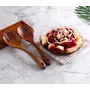 Handmade Wooden Non-Stick Serving and Cooking Spoon Kitchen Tools Utensil Set of 6, 5 image
