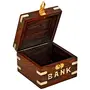 Handcrafted Wooden Antique Money Bank for Children's & Girls Kids Piggy & Coin Box Gifts for Kids ! Money Box Saving Coins ! Money Saving Piggy Banks Safe for Kids, 4 image