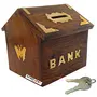 Sheesham Wood Handmade Money Bank Handcrafted Coin Bank | Piggy Bank for Kids Collect Money, 4 image