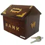 Sheesham Wood Handmade Money Bank Handcrafted Coin Bank | Piggy Bank for Kids Collect Money