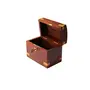 Wooden Treasure Chest Design Money Bank/Coin Saving Box /Piggy Bank /Gifts for Kids Girls Boys & Adults (Brown  5.25x3.25x4.25 Inches), 3 image