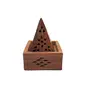 Wooden Pyramid Shape Dhoop Batti Stand/Incense Stick Holder/aggarbatti Stand, 2 image