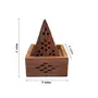 Wooden Pyramid Shape Dhoop Batti Stand/Incense Stick Holder/aggarbatti Stand, 4 image