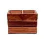 Wooden Kitchen Utensil Holder Wooden Cutlery Holder Storage Box Multipurpose Stand, 3 image