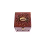 Wooden Carving All Sides Money Bank/Coin Saving Box/Piggy Bank/Gifts for Kids Girls Boys & Adults (Brown 4x4x5 Inches), 4 image