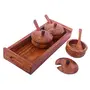 Wooden Spice Contaoiner-Spice Containers for KitchenSpice Container and Masala Box -Color -Brown by , 4 image