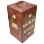 Wooden Money Coin Saving Box - Piggy Bank for Kids - Gifts for Children Boys Girls & Adult, 2 image