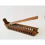 Wooden Hand Carved Decorative Agarbatti Stand - Coffin Incense Stick (10x 2 inches), 2 image