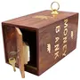 Wooden Money Coin Saving Box - Piggy Bank for Kids - Gifts for Children Boys Girls & Adult, 3 image
