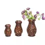 Wooden Flower Vase for Home DecorationPack of 3, 2 image