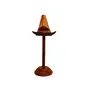 Handmade Wood Nose Shaped Spectacle Stand/Holder with Moustache, 2 image