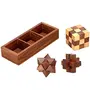 3-in-One Wooden Puzzle Games Set - 3D Puzzles, 3 image