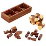 3-in-One Wooden Puzzle Games Set - 3D Puzzles, 4 image