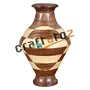 Wooden Home Decorative Flower Pot/Flower Vase/Home Decor Size - 6x6x9.5 inches, 2 image