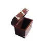 Wooden Treasure Latch Design Money Bank/Coin Saving Box/Piggy Bank/Gifts for Kids Girls Boys & Adults (Brown 5.25x3.25x4 Inches), 4 image