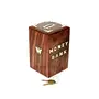 Wooden Money Bank - Large Piggy Bank-Home Decor Coin Box for Kids Size - 6x4x4 Inches, 4 image
