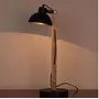 Table Lamp American Nordic Style Wooden Arm for Study E27 Holder (Black), 5 image