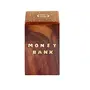 Wooden Money Bank - Large Piggy Bank - Dolphin Home Decor Coin Box for Kids & Adult Gifts, 2 image