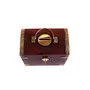Wooden Treasure Latch Design Money Bank/Coin Saving Box/Piggy Bank/Gifts for Kids Girls Boys & Adults (Brown 5.25x3.25x4 Inches), 3 image