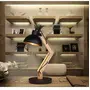 Table Lamp American Nordic Style Wooden Arm for Study E27 Holder (Black), 2 image