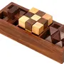 Wooden Puzzle Games Set - 3D Puzzles, 4 image