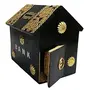 Wooden Money Bank Home Style Black Kids Piggy Coin Box Gifts, 3 image