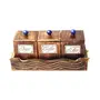 Handicrafts Brown Wooden Mooon Handicrafts Decorative Utility Boxes Set - 3 Pcs