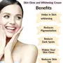 Saroj organics Skin glow and Whitening Cream 50 gm for Skin whitening glow dark spots pigmentation tan removal uneven skin tone dull skin - for men and women, 4 image