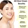 Saroj Organics All Clear Cream 50gm for acne pimples acne scars open pores anti acne and blemishes - for men and women, 5 image