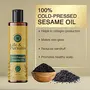 Life & Pursuits Cold-Pressed Unrefined Sesame Oil (200 ml) for Skin & Hair - Moisturizer for Healthy Hair and Smooth Skin, 2 image
