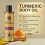 Life & Pursuits Turmeric Body Oil (200 ml) Ayurveda Moisturizing Massage Oil for Skin & Face Made with Organic Coconut Oil Argan Oil Almond Oil Castor Oil & Rose Oil, 3 image