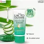 Lacto Calamine Aloe Vera Gel with 99% Pure Natural Aloe Vera Vitamin E and Glycerin for non-sticky hydration and cooling effect. Lightweight. Soothes and Nourishes skin. No Parabens No Sulphates - 150 g - Pack of 1, 4 image