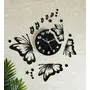 Mr. Brand Acrylic Butterfly Wall Clock (Black_36 Inch X 24 Inch), 2 image