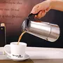 Panca Espresso Coffee Maker for home Coffee Maker Electric Machine Milk Frother Mocha Cappuccino Maker Percolator Italian Coffee Maker Steel Pot (200ml/4 Cups), 5 image