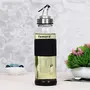 Femora Borosilicate Glass Leak Proof Oil Dispenser for Cooking with Lid Capacity: 500Ml Transparent, 4 image