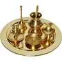 Indian Trades brass pooja thali set