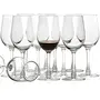 Exelcius - Red or White Wine Glass 2 Pcs. Set 360 mlTransparent Glass, 7 image