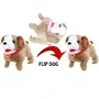 Techno Hight Barking Waging Tail Walking and Jumping Puppy Battery Operated Back Flip Jumping Dog with Sound and Music Best Gift for Toddlers and Kids, 4 image