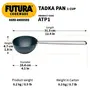 Hawkins Futura Small Tadka Pan Hard Anodised Spice Heating Pan Black (ATP1) 1 Cup, 4 image