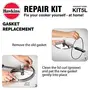 Hawkins Pressure Cooker Repair Kit with Cooker Gasket Safety Valve Body Handles and Spanner (KIT5L), 6 image