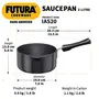 Hawkins Futura Hard Anodised Induction Compatible Saucepan Capacity 2 Litre Diameter 18 cm Thickness 3.25 mm Black (IAS20), 3 image