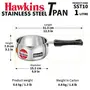 Hawkins Stainless Steel Induction Compatible Tpan (Saucepan) Capacity 1 Litre Thickness 4.7 mm Silver (SST10), 4 image