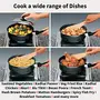 Hawkins Futura Nonstick Curry Pan (Saute Pan) with Stainless Steel Lid Capacity 3.25 Litre Diameter 24 cm Thickness 3.25 mm Black (NCP325S), 5 image