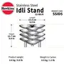 Hawkins Stainless Steel Idli Stand - 12 Idlis (For 5 Litre and bigger Pressure Cooker) Silver (SSID5), 4 image