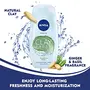 NIVEA Women Body Wash Clay Fresh Ginger & Basil Shower Gel for Deep Cleansing & Velvety Soft Skin 250 ml, 4 image
