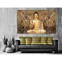 kyara arts wood framed Buddha wall painting with frame multicolour 30inch x 50 inch set of 5, 6 image