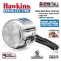 Hawkins 3 Litre Pressure Cooker Stainless Steel Cooker Tall Design Cooker Induction Cooker Silver (B33) - Inner Lid, 3 image