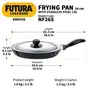 Hawkins Futura Nonstick Frying Pan with Stainless Steel Lid Capacity 1.5 Litre Diameter 26 cm Thickness 3.25 mm Black (NF26S), 3 image