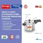 Prestige Svachh Deluxe Alpha 4 Litre Stainless Steel Outer Lid Pressure Cooker, 4 image
