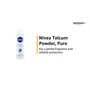 NIVEA Talcum Powder for Men & Women Pure For Gentle Fragrance & Reliable Protection Against Body Odour 400 g, 2 image